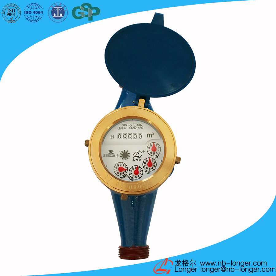 LXS-20E Multi-Jet Wet Type Vane Wheel Water Meter